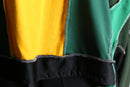 "Re:make" half zip dolman track pullover