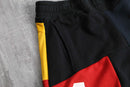 "Re:make" sweat×track three-quarter 袴 shorts