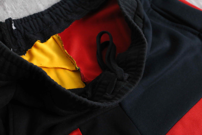 "Re:make" sweat×track three-quarter 袴 shorts