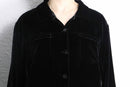 “CHICO'S” oriental panel velour tracker jacket