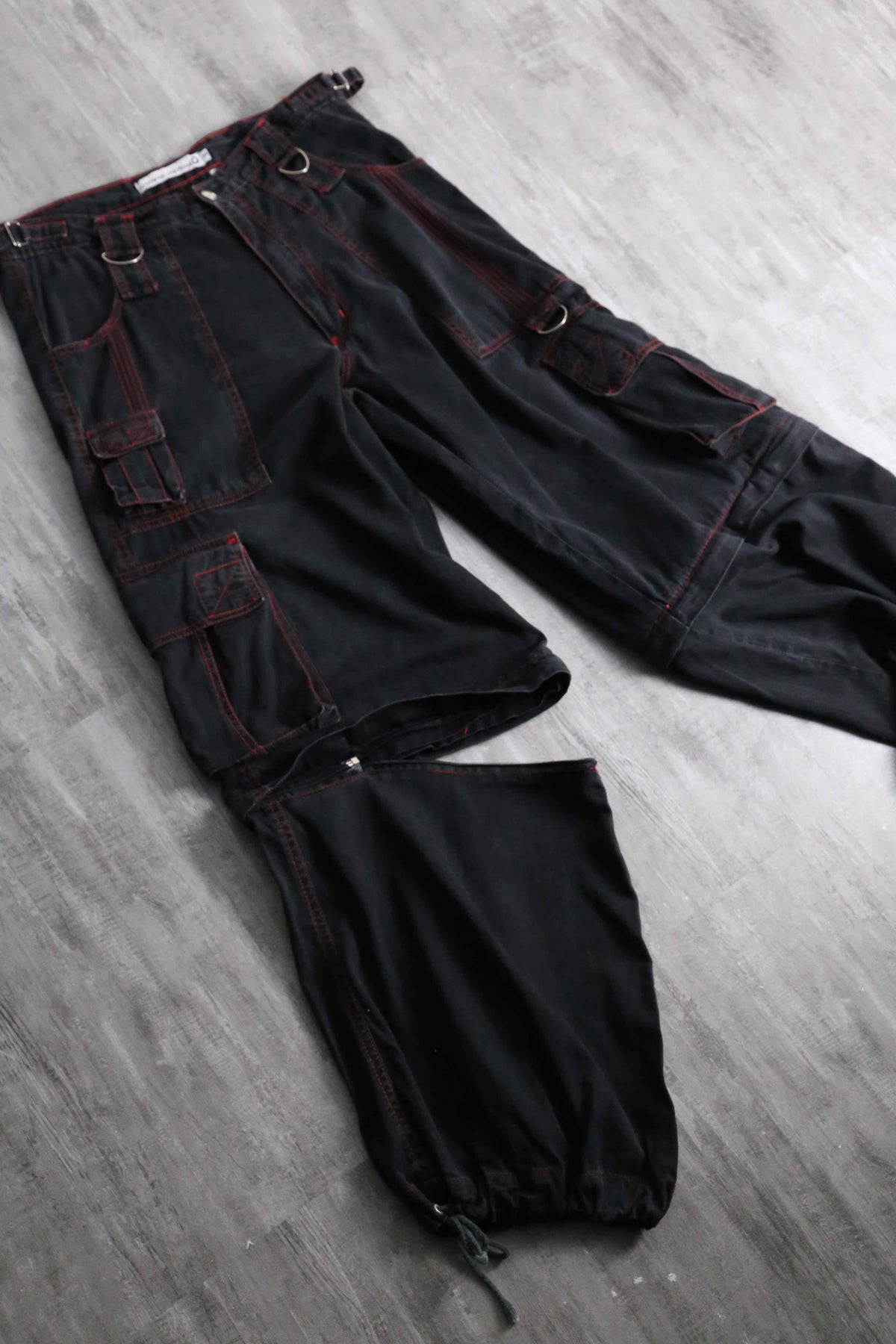 1990-00s mulch gimmick wide convertible pants
