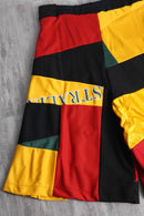 "Re:make" sweat×track three-quarter 袴 shorts