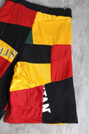 "Re:make" sweat×track three-quarter 袴 shorts