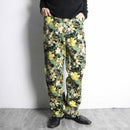 botanical pattern full length pants