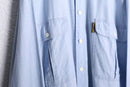 “EMPORIO ARMANI” pin dot pattern flap pocket design shirt