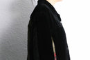 “CHICO'S” oriental panel velour tracker jacket