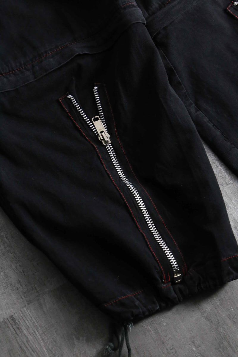 1990-00s mulch gimmick wide convertible pants
