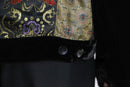 “CHICO'S” oriental panel velour tracker jacket