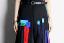 ''Re:make''multicolored zip design pants