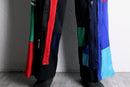 ''Re:make''multicolored zip design pants