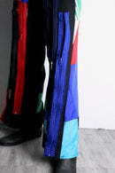 ''Re:make''multicolored zip design pants
