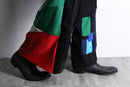 ''Re:make''multicolored zip design pants