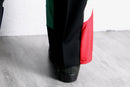 ''Re:make''multicolored zip design pants