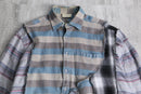 ''Re:make''asymmetry check shirt