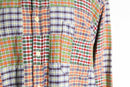 “J.crew” check switch design shirt