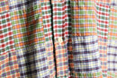“J.crew” check switch design shirt