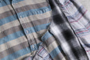''Re:make''asymmetry check shirt