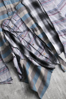 ''Re:make''asymmetry check shirt
