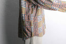 “J.crew” check switch design shirt