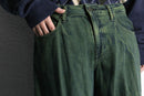 olive wide straight cargo pants