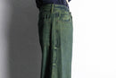 olive wide straight cargo pants
