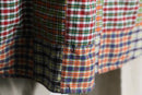 “J.crew” check switch design shirt