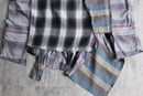 ''Re:make''asymmetry check shirt