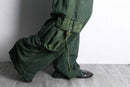 olive wide straight cargo pants