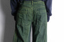 olive wide straight cargo pants