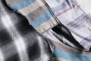 ''Re:make''asymmetry check shirt
