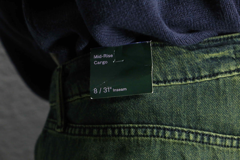 olive wide straight cargo pants