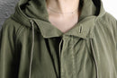 60's "M-64" French army cotton field hoodie jacket