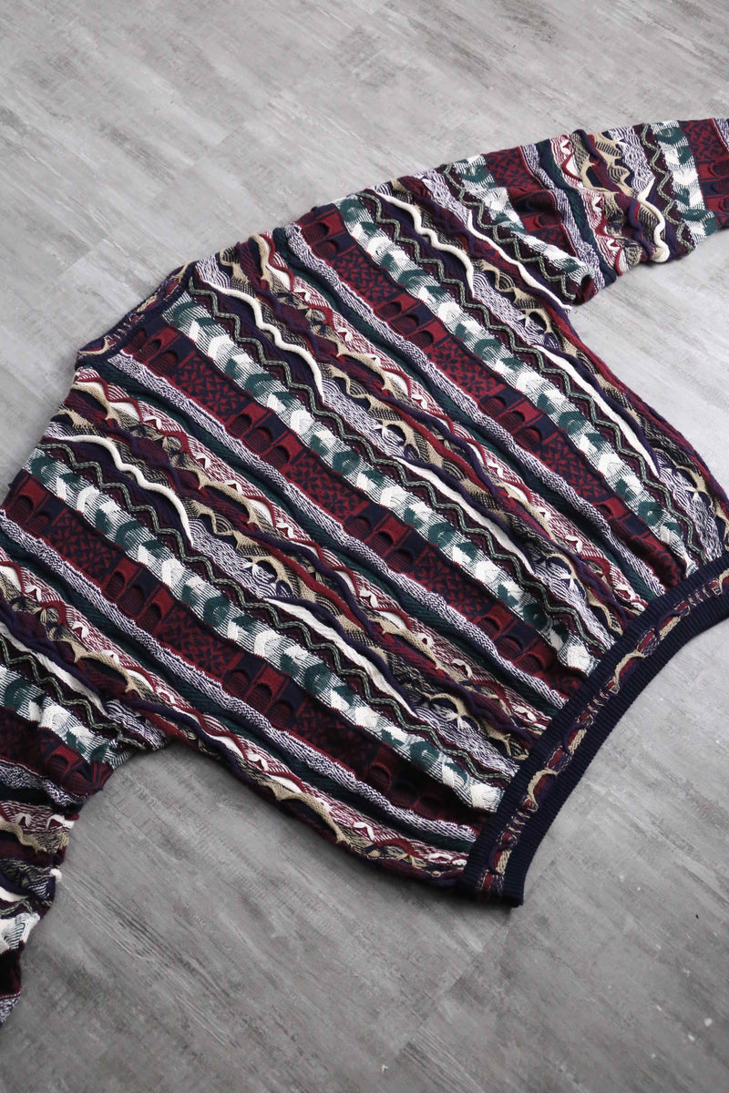 90s "cotton traders" cotton 3D knit