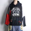 ''Re:make''multicolored over size hoodie