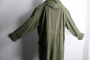 60's "M-64" French army cotton field hoodie jacket