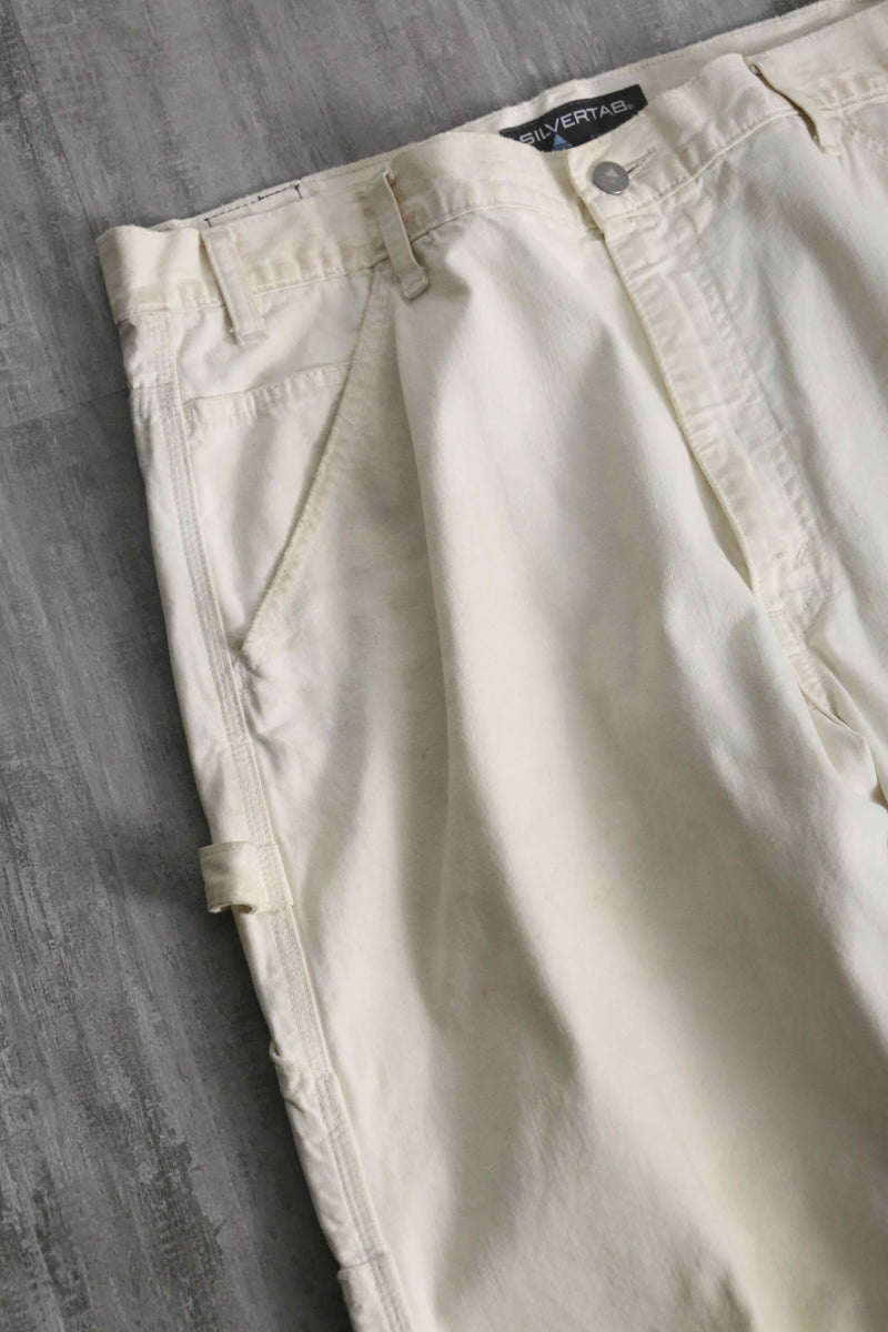 2000s Levi's silver tab white color "carpenter"