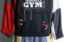 ''Re:make''multicolored over size hoodie