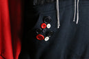 ''Re:make''multicolored over size hoodie