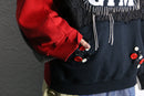''Re:make''multicolored over size hoodie