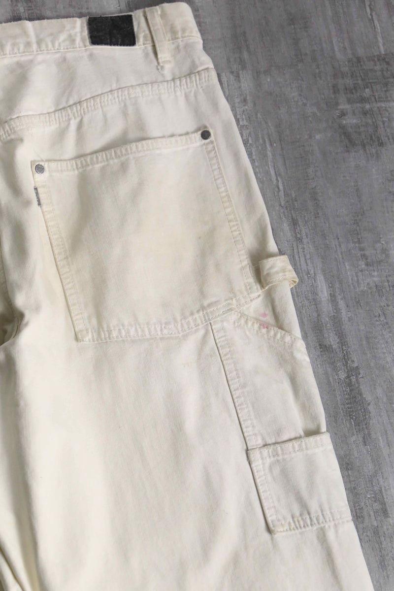 2000s Levi's silver tab white color "carpenter"