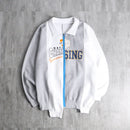 "Re:make" sweat docking zip jacket