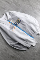 "Re:make" sweat docking zip jacket