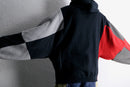 ''Re:make''multicolored over size hoodie