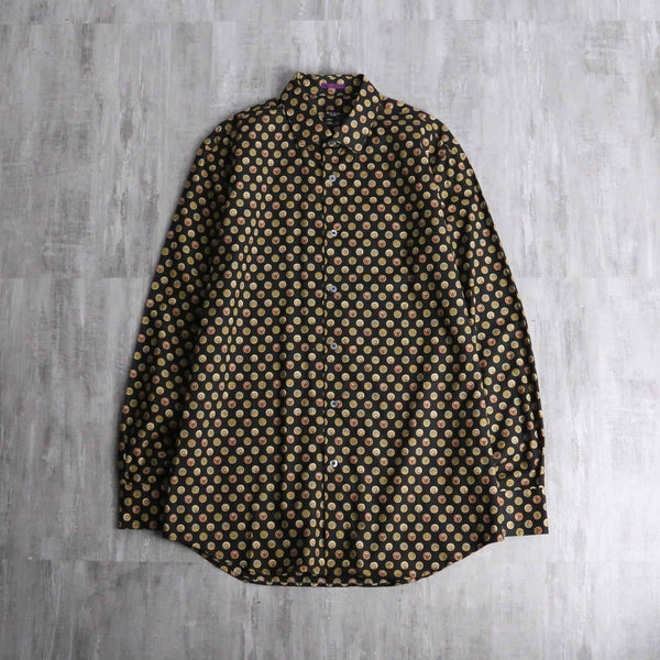 "Paul Smith" design dot total pattern shirt