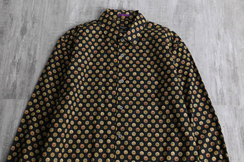 "Paul Smith" design dot total pattern shirt