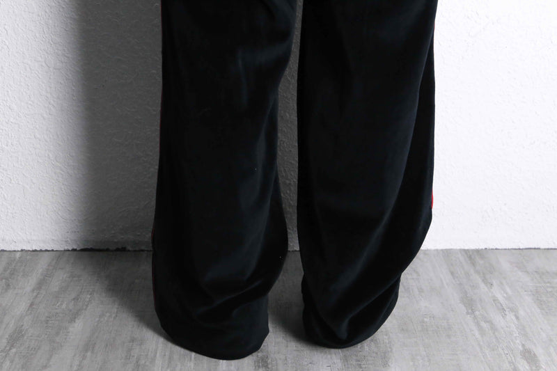black velour track set-up