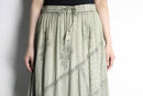 pistàcchio green stitch&switch easy long skirts