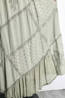 pistàcchio green stitch&switch easy long skirts