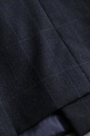 1990s MANI check double tailored jacket