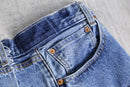 "Re:make" patchwork denim half pants